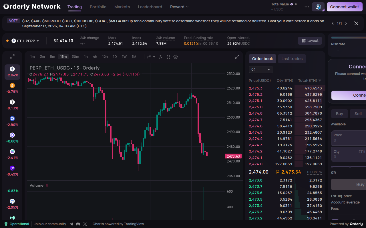 Perp Broker Terminal