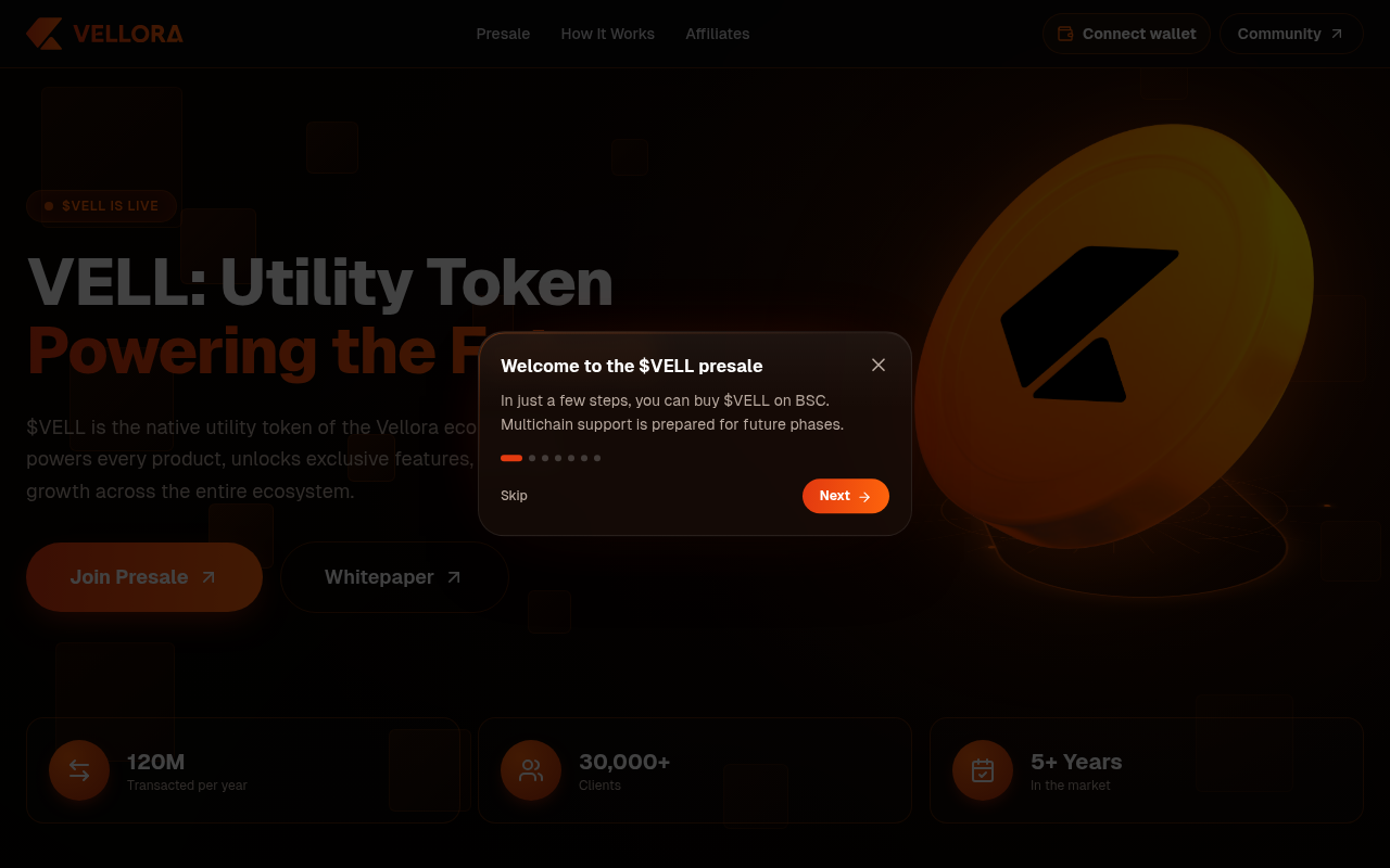 Vellora Presale