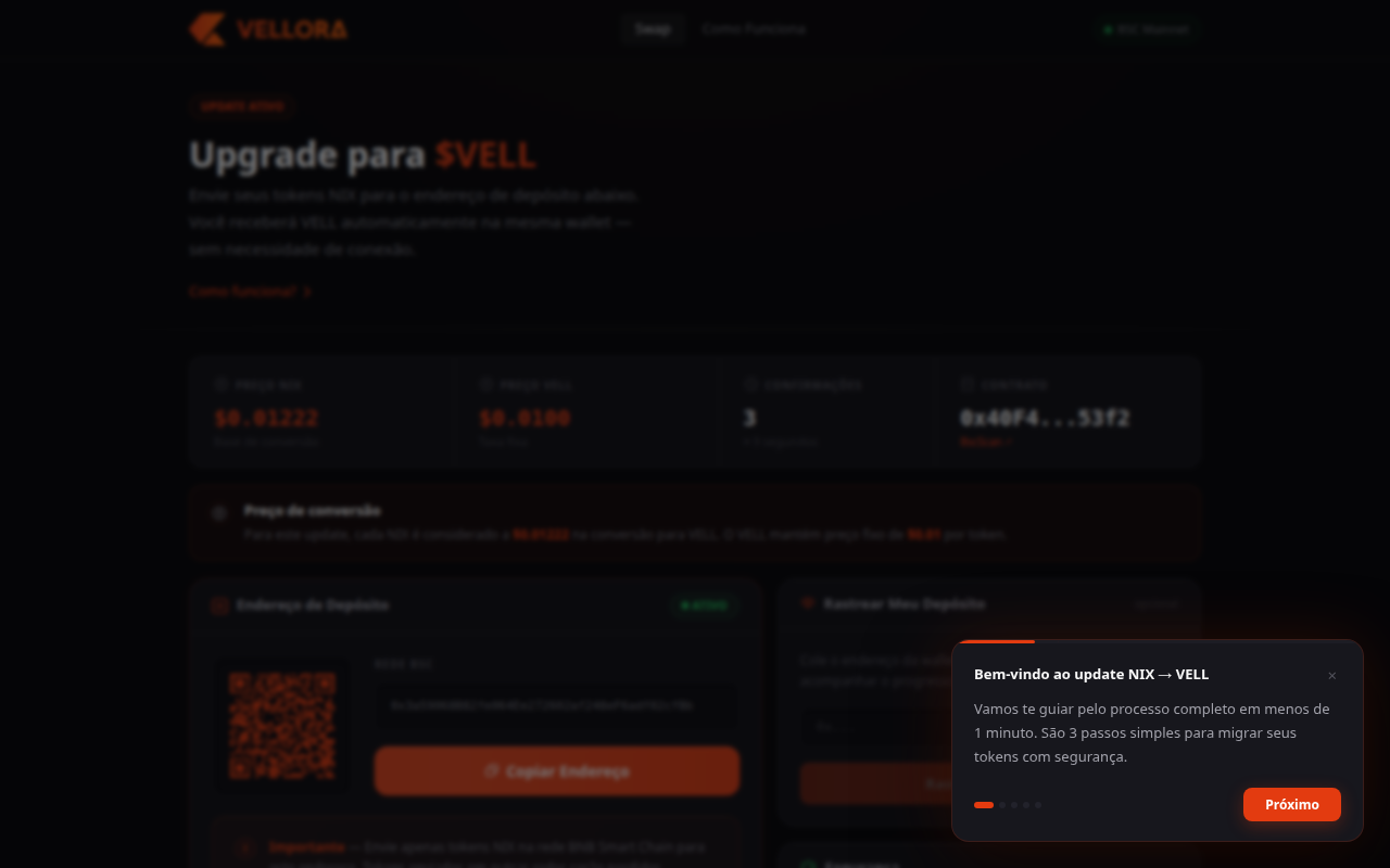 Vellora Token Upgrade